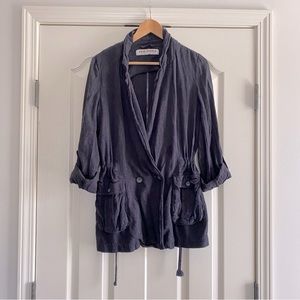 Free People Oversized Linen Shacket